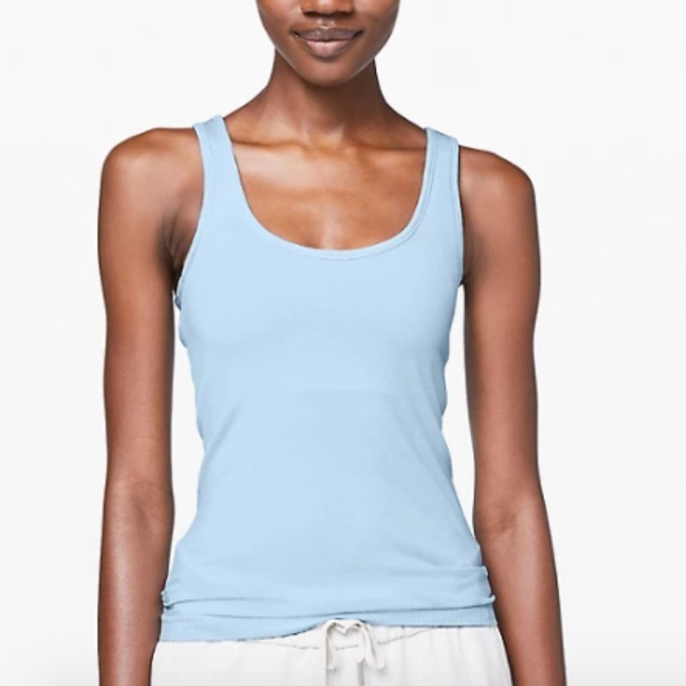 Lululemon Seek Simplicity Tank light blue